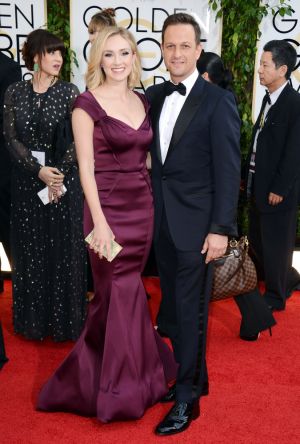 2014 Golden Globes - Red Carpet - Sophie Flack and Josh Charles